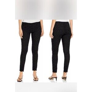 Johnny Was Cropped Lace Leggings Sz Medium